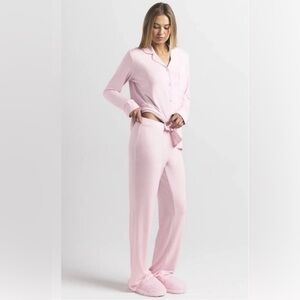 SKIMS Long Sleeve Pajama Set |Bloom